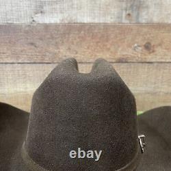 Men Brown 100X Felt Western Cowboy Hat / Tejana Vaquera Cafe