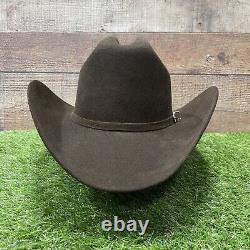 Men Brown 100X Felt Western Cowboy Hat / Tejana Vaquera Cafe