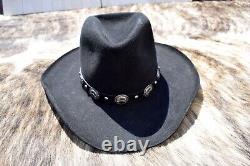 Men's PETERS BROS 6X Shady Oak Beaver Cattlemans Western Cowboy Hat Size 7 3/4