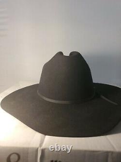 Men's Serratelli 6x Amapola Beaver Felt Cowboy Hat Made In USA Cali Style Brim