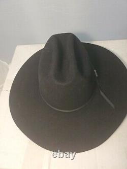 Men's Serratelli 6x Amapola Beaver Felt Cowboy Hat Made In USA Cali Style Brim