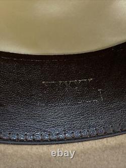 Men's Vintage Stetson 5X Beaver XXXXX Cowboy Hat Beige- Size 7 3/8