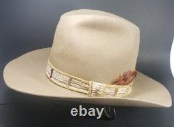 Miller Bros. 3X Beaver brown western cowboy hat size 7 Medium
