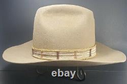 Miller Bros. 3X Beaver brown western cowboy hat size 7 Medium