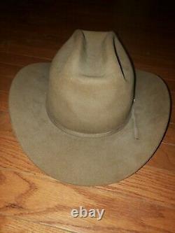 Mint Vintage John B. Stetson Hat 4X Beaver Size 7 1/4 Acorn Color