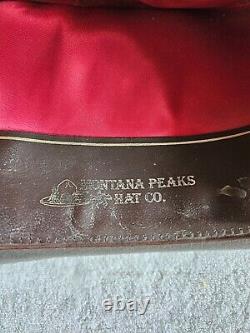 Montana Peaks beaver felt cowboy hat before 2006, size 7, custom-made