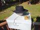 New Vintage John B. Stetson Stetsonian 5x Beaver Cowboy Men's Hat 7 1/8 Black
