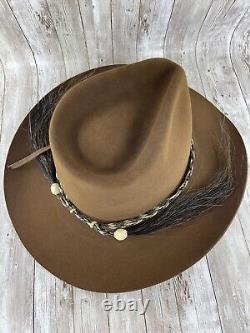 NEW with Box! RESISTOL Self Conforming XXX Beaver Hat 6 7/8 Brown Cowboy Western