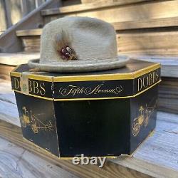 Neiman Marcus Churchill ltd Beaver Hat Size 7 1/4