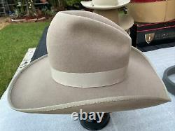 New 1990s Rocky Mountain Hat Co Custom Made 100X Pure BEAVER Taupe Cowboy 7-1/8