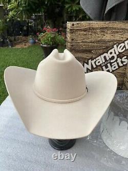 New 2000s Greeley Hat Works Custom Made 100X Pure BEAVER Bone 7-1/8 L. O, 7-1/8
