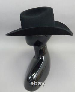 New Mens Stetson Skyline 6x beaver felt black western cowboy hat 7.5