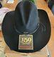 New Stetson Cowboy Hat Size 7 (gus) Black 6x Beaver Felt
