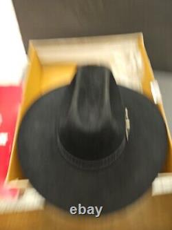 New wintageJohn B. Stetson cowboy hat 4x beaver size 7 1/2