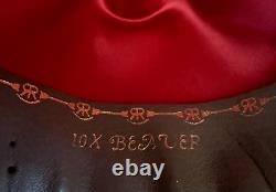 New with Box RAND'S CUSTOM Brown 10X (100%) BEAVER COWBOY HAT Montana 7 3/8