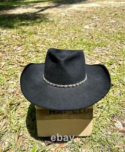 O'Farrell Hat Co Custom Made 100% Pure Beaver Bakck Cowboy Hat 6 7/8 Tear Drop