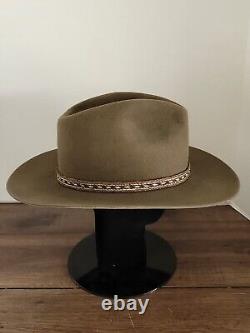 RAND'S CUSTOM Brown 8X BEAVER COWBOY HAT Montana Please Read for Size Details