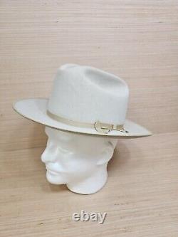 RARE Vintage Hat Tan John B Stetson Company 4X Beaver The Open Road 7 56