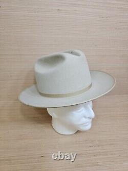 RARE Vintage Hat Tan John B Stetson Company 4X Beaver The Open Road 7 56