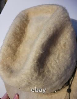 RARE Vintage RAND'S Custom 15X LONG HAIR BEAVER Cowboy Hat Size 7