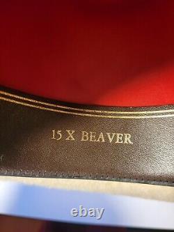 RARE Vintage RAND'S Custom 15X LONG HAIR BEAVER Cowboy Hat Size 7