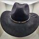 Rcc Western Stores Usa Cowboy Hat Sz 7 1/8 4xxxx Beaver Quality Leather Hatband