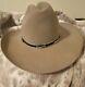 Resistol 80s Western Cowboy Hat 7 1/2 Self Conforming 3x Beaver Silver Belly