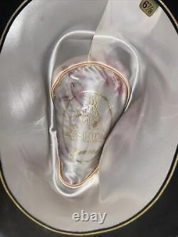 RESISTOL Diamond Horseshoe 5X Beaver Hat- 6 7/8 Made In USA RARE MAROON