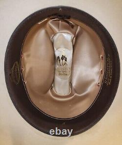 RESISTOL Men's Hat 4X Beaver LALOO Tan Self-Conforming Size 7 3/8 with BOX