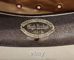 RESISTOL Men's Hat 4X Beaver LALOO Tan Self-Conforming Size 7 3/8 with BOX