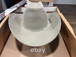 RESISTOL Self Conforming 3X Beaver Silver Belly Hat in Box Size-7 1/8