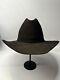 Rodeo King Custom Cowboy Hat Beaver Felt Size 7 1/4 Black, Long Oval Trail West