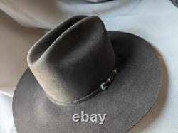 RODEO KING cowboy hat BEAVER 5X chocolate brown 7-5/8 western USA made