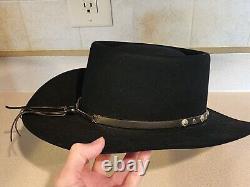 ROUNDUP Omaha, Council Bluffs Cowboy Hat, 6 3/4 4X Beaver Quality, Turquoise Stones