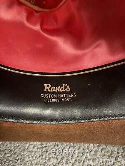 Rands 8X Beaver Custom Cowboy Hat size 6 3/8. Made In The USA