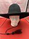 Rands Custom 8x Black Beaver Felt Cowboy Hat Men Size 7 1/2