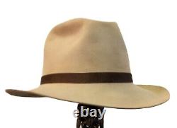 Rare MacLachlan/Mac Lachlan Silverbelly Beaver Fedora Small Cowboy Hat, 7 1/4