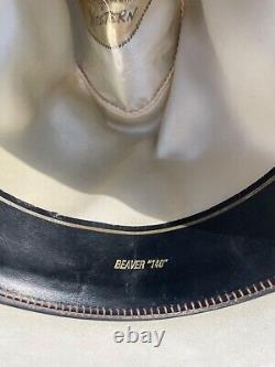 Rare Resistol Beaver 140 size 7 1/2 cowboy hat