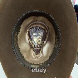 Rare Resistol Stagecoach Brown Beaver Fur Diamondback Rattlesnake Band Hat 7 USA