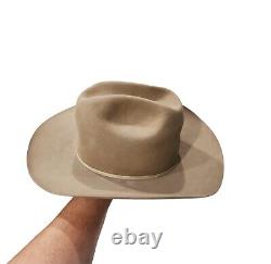Rare VTG Resistol self Conforming XXX Beaver SZ 7 Long Oval Western Cowboy Hat