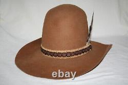 Rare Vtg Ten Gallon Cowboy Hat Hoss Fur Felt Western Rodeo Rockabilly Wild West