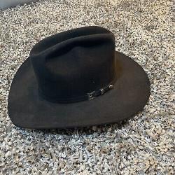 Resistol 20X Black Gold Rancher Cowboy Hat 7 Self Conforming Texas USA