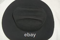 Resistol 20x Beaver Black Gold Size 7 Cowboy Rancher Hat Long Oval