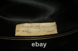 Resistol 20x Beaver Black Gold Size 7 Cowboy Rancher Hat Long Oval