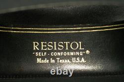 Resistol 20x Beaver Black Gold Size 7 Cowboy Rancher Hat Long Oval