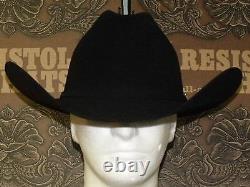 Resistol 20x Beaver Felt Black Gold Cowboy Western Hat