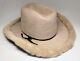 Resistol 30x Beaver Grizzly Cowboy Hat Size 7 Buckskin Color Fur Trim