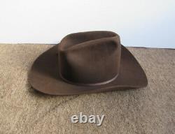 Resistol 3X Beaver Brown Western Cowboy Hat Size 6 5/8