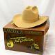 Resistol 3x Beaver Felt Cowboy Hat Sand Self Conforming 7 3/4 Western Vintage