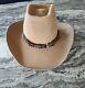 Resistol 3x Beaver Lt Brown Western Cowboy Hat 7 1/4 Vintage Sharp